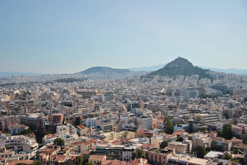 Fototapeta na wymiar Panoramic view of Athens