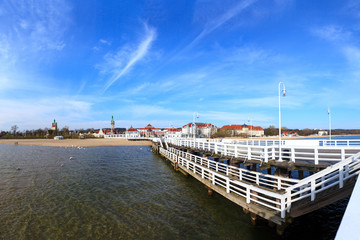 Pier in Sopot, Poland.