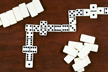 dominoes playing