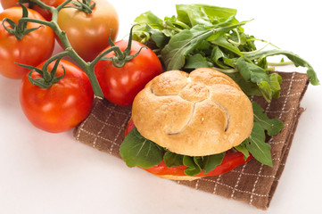 panino con pomodoro e rucola