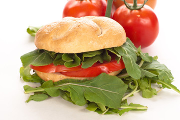 panino con pomodoro e rucola