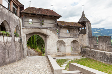 Fototapeta na wymiar Castello di Gruyere, Svizzera