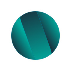 Lettre dans un bouton