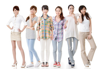 Obraz premium Asian women