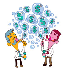 dollar bubbles