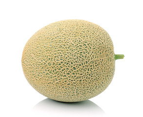 melon on white background