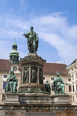 Fototapeta na wymiar Emperor Franz II, Francis II statue.