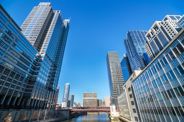 Obraz premium Chicago River View