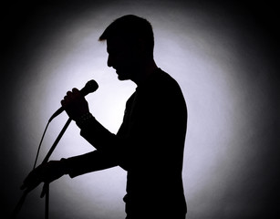 Musician silhouette
