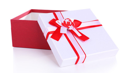 Gift box, isolate on white
