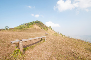 Bench with Mountain View