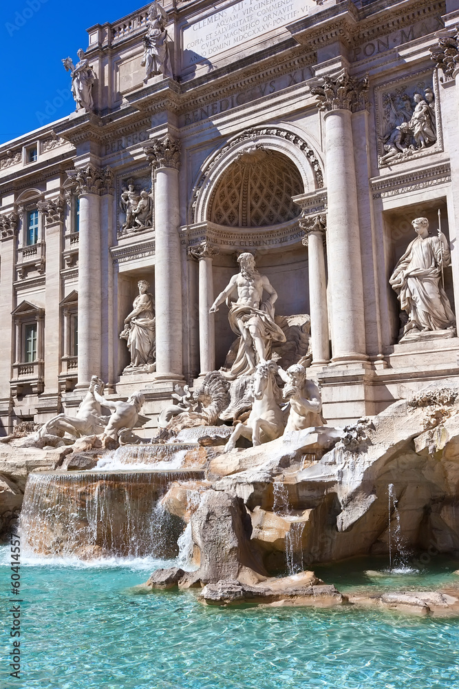 Canvas Prints fountain di trevi