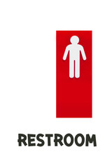 Man Sign - Restroom