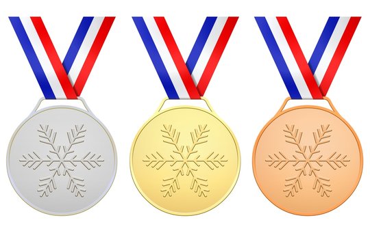 Médailles françaises pour les jeux d’hiver