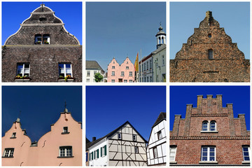 Historischer Ortskern von  WACHTENDONK ( Niederrhein )