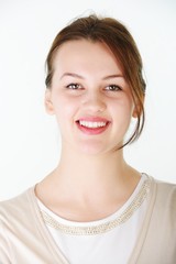 Very beautiful young girl posing for portrait