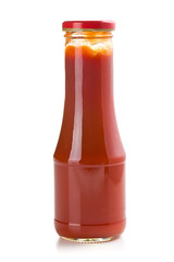 ketchup in glass jar