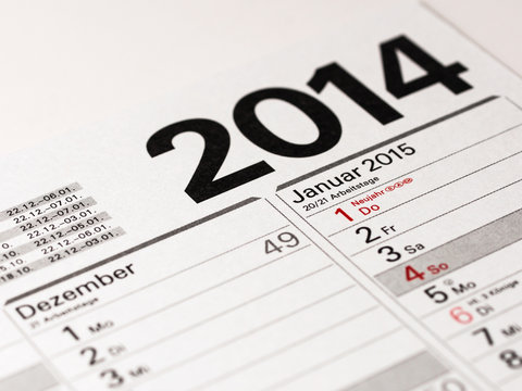 Jahresende und Neues Jahr 2015