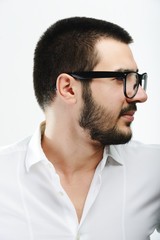 Obraz premium Young Middle eastern young attractive male model posing
