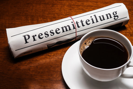 pressemitteilung, cup of coffee