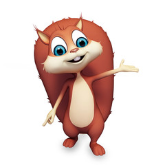 Squirrel with presentation