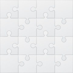 square puzzle vector illustration