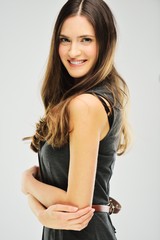 Fototapeta premium Young attractive female model posing