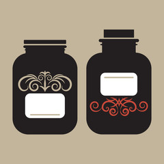 Jar Silhouettes