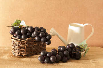 Red grapes