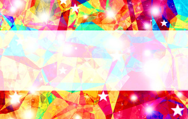 Abstract rainbow color background with space for text.