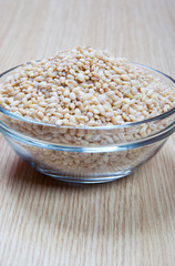dried barley in a bowl