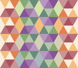 Retro colourfull pattern