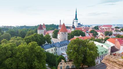 Obraz premium Panoramic View of Tallinn