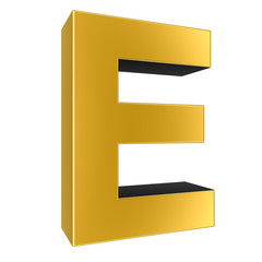 3d letter collection - E