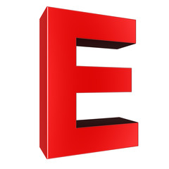 3d letter collection - E