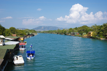 Fototapeta na wymiar Bojana rzeki, Czarnogóra