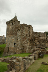 Fototapeta na wymiar St Andrews Ruiny zamku średniowiecznym zabytku. Fife, Szkocja