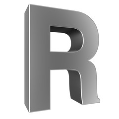 3d letter collection - R