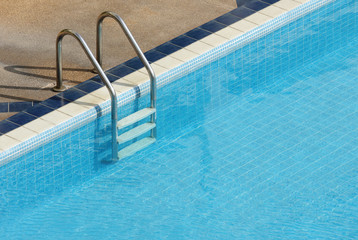 swimming pool with stair