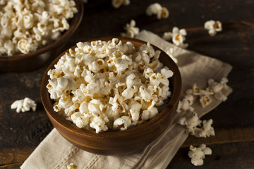 Healthy Buttered Popcorn with Salt