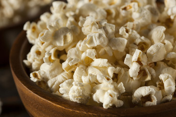 Healthy Buttered Popcorn with Salt