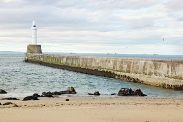 Lighthouse  in Aberdeen, Scotland