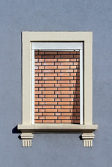fenêtre murée