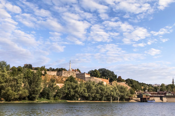 Obraz premium Belgrade Kalemegdan Fortress Lookout With Victor Monumen