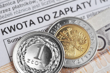 Polish income tax - obrazy, fototapety, plakaty