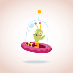 cute alien character