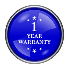 Fototapeta premium 1 year warranty icon