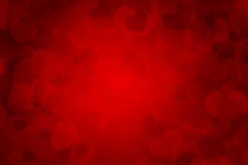 Colorful red abstract background heart