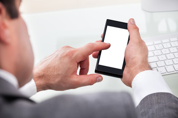 Person Holding Cellphone