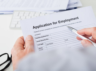 Hand Filling Application For Employment